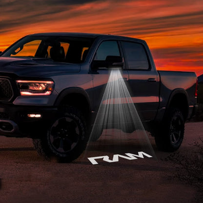RAM TRX Premium Side Wing Mirror Puddle Lights Multiple Designs 2021-2024