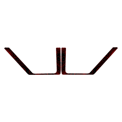 Topo Rear Door Net Trim Overlay Kit (Printed Series) - 2021+ Bronco