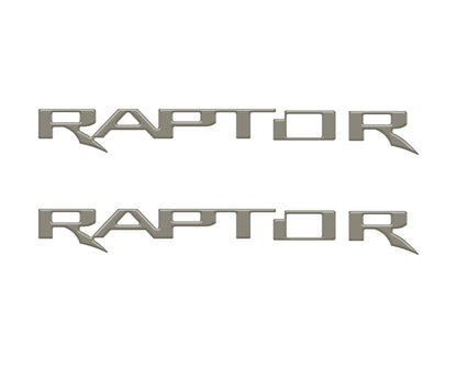 Raptor Emblem Inserts Fits 2022 - 2026 Ford Bronco Raptor - Speedlogix