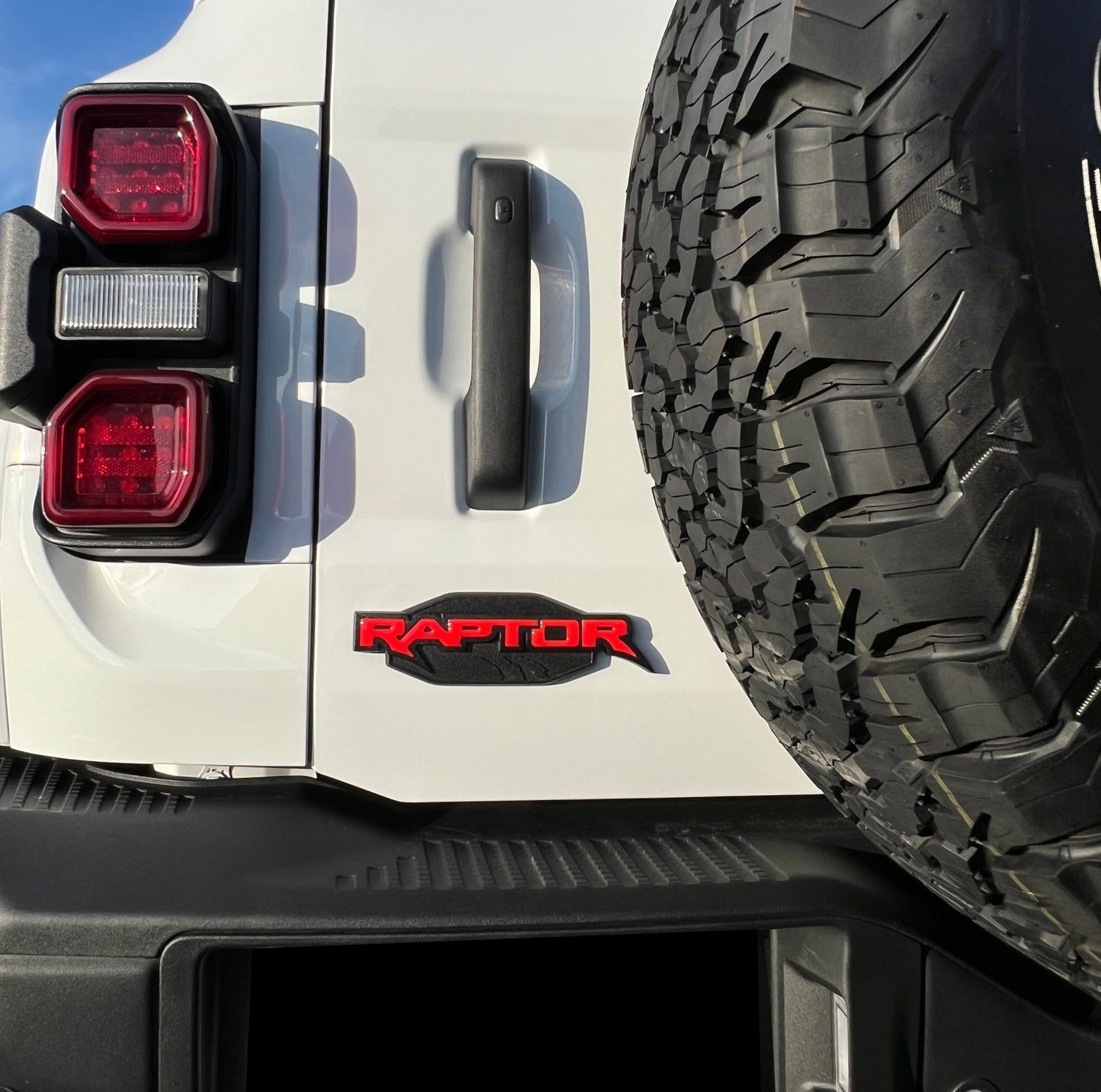 Raptor Emblem Inserts Fits 2022 - 2026 Ford Bronco Raptor - Speedlogix