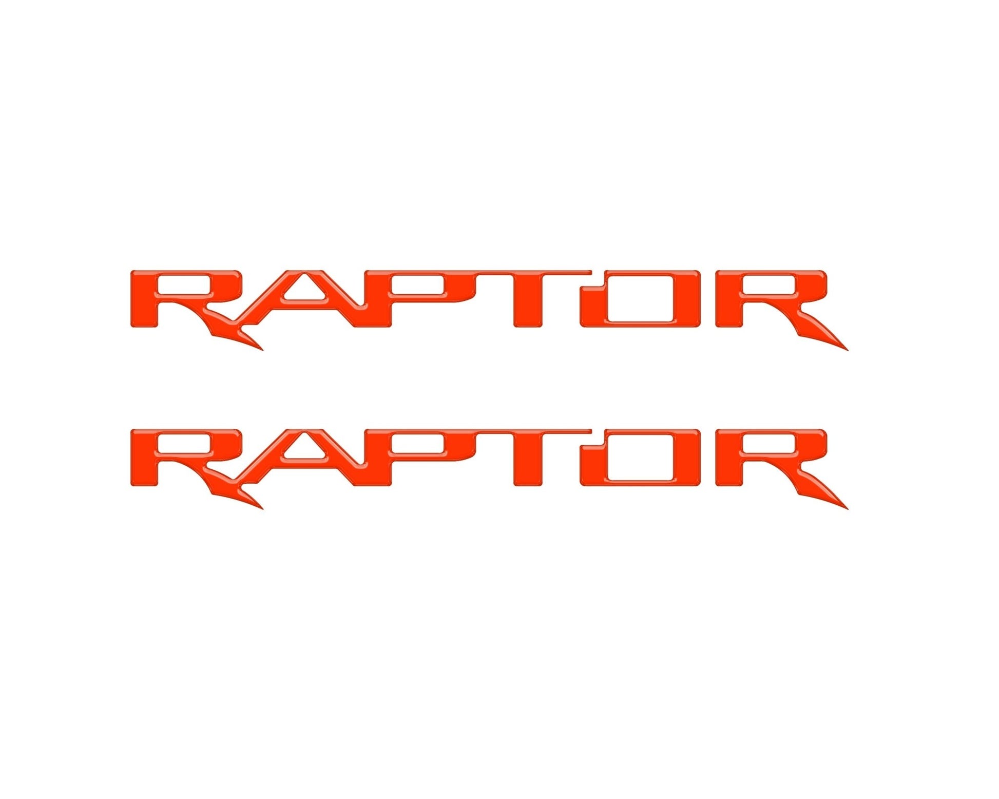 Raptor Floor Mat Emblem Inserts Fits 2022 - 2026 Ford Bronco & 2024 - 2026 Ranger Raptor - Speedlogix