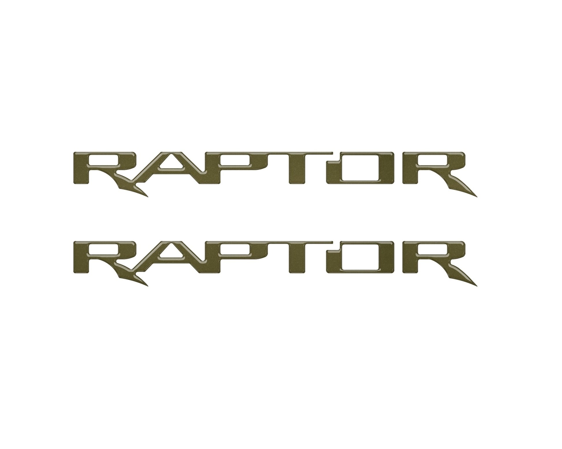 Raptor Floor Mat Emblem Inserts Fits 2022 - 2026 Ford Bronco & 2024 - 2026 Ranger Raptor - Speedlogix