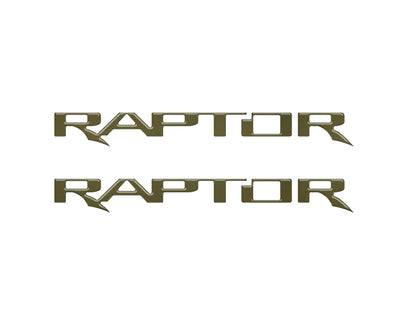 Raptor Floor Mat Emblem Inserts Fits 2022 - 2026 Ford Bronco & 2024 - 2026 Ranger Raptor - Speedlogix