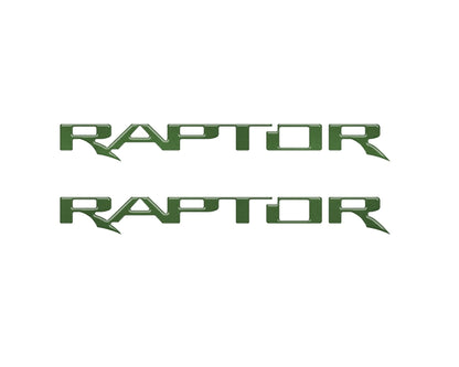 Raptor Floor Mat Emblem Inserts Fits 2022 - 2026 Ford Bronco & 2024 - 2026 Ranger Raptor - Speedlogix