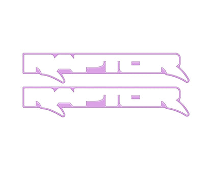 Raptor Floor Mat Emblem Inserts Fits 2022 - 2026 Ford Bronco & 2024 - 2026 Ranger Raptor - Speedlogix