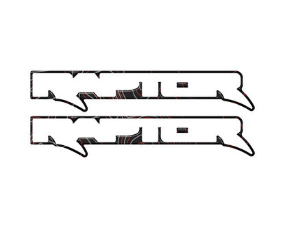 Raptor Floor Mat Emblem Inserts Fits 2022 - 2026 Ford Bronco & 2024 - 2026 Ranger Raptor - Speedlogix
