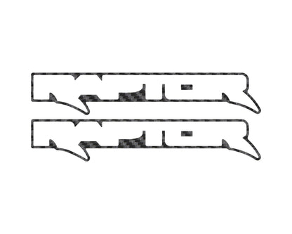 Raptor Floor Mat Emblem Inserts Fits 2022 - 2026 Ford Bronco & 2024 - 2026 Ranger Raptor - Speedlogix