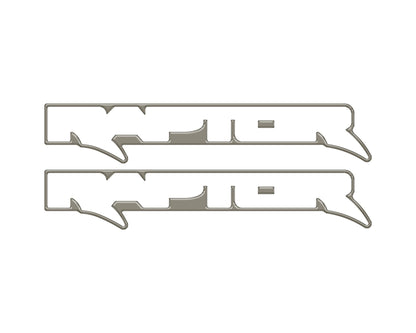 Raptor Floor Mat Emblem Inserts Fits 2022 - 2026 Ford Bronco & 2024 - 2026 Ranger Raptor - Speedlogix