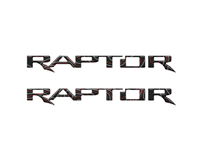 Raptor Floor Mat Emblem Inserts Fits 2022 - 2026 Ford Bronco & 2024 - 2026 Ranger Raptor - Speedlogix