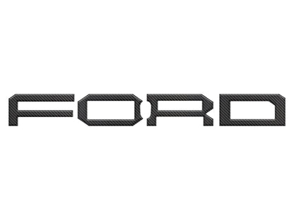 Raptor Front Grill Letter Overlays Fits 2022 - 2026 Ford Bronco - Speedlogix