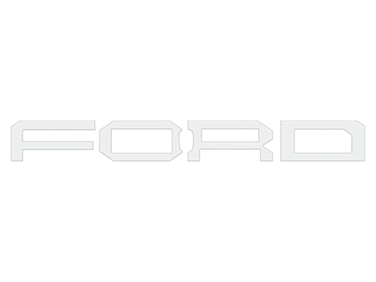 Raptor Front Grill Letter Overlays Fits 2022 - 2026 Ford Bronco - Speedlogix