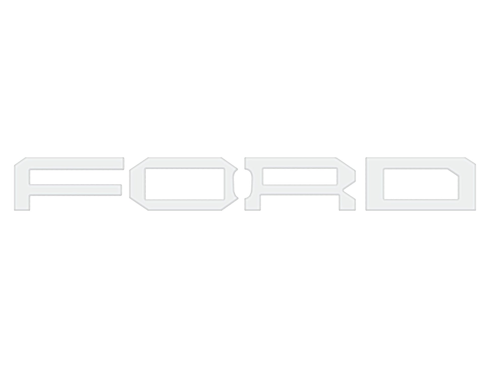 Raptor Front Grill Letter Overlays Fits 2022 - 2026 Ford Bronco - Speedlogix