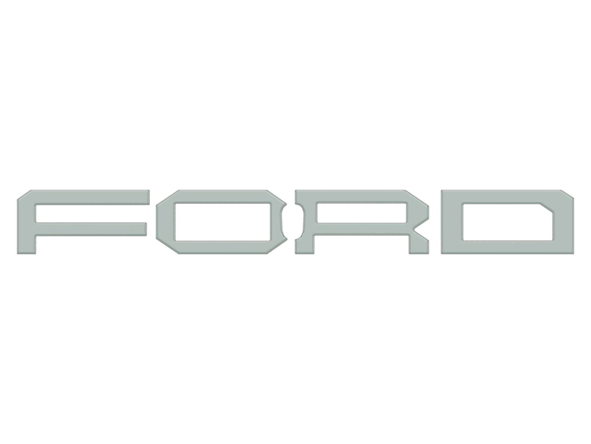 Raptor Front Grill Letter Overlays Fits 2022 - 2026 Ford Bronco - Speedlogix