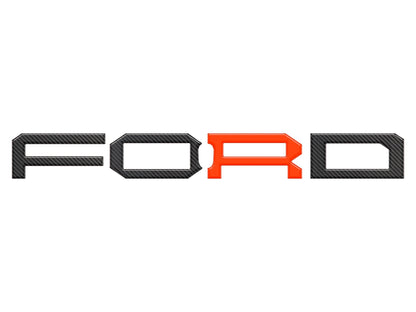 Raptor Front Grill Letter Overlays Fits 2022 - 2026 Ford Bronco - Speedlogix