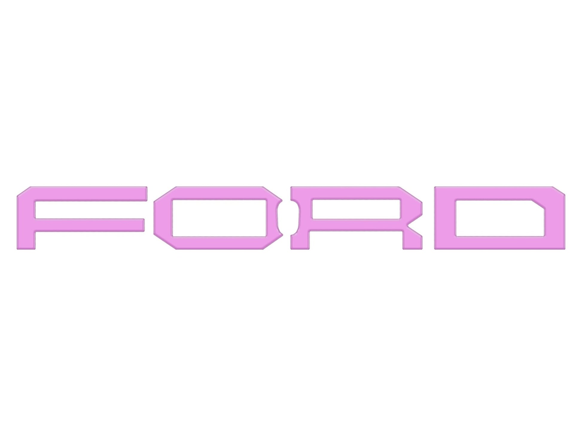 Raptor Front Grill Letter Overlays Fits 2022 - 2026 Ford Bronco - Speedlogix