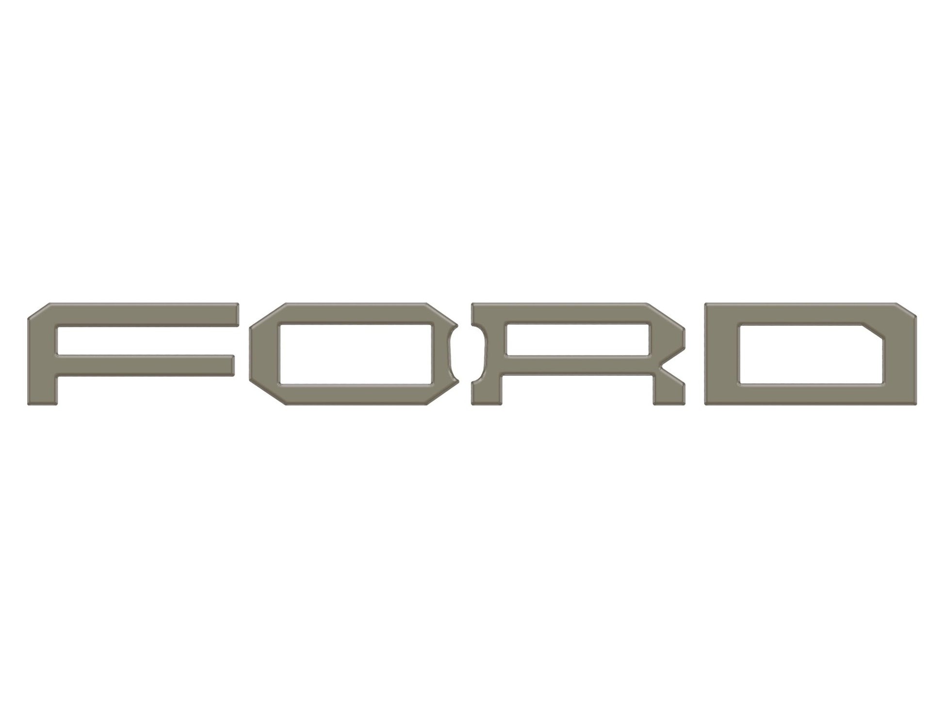 Raptor Front Grill Letter Overlays Fits 2022 - 2026 Ford Bronco - Speedlogix