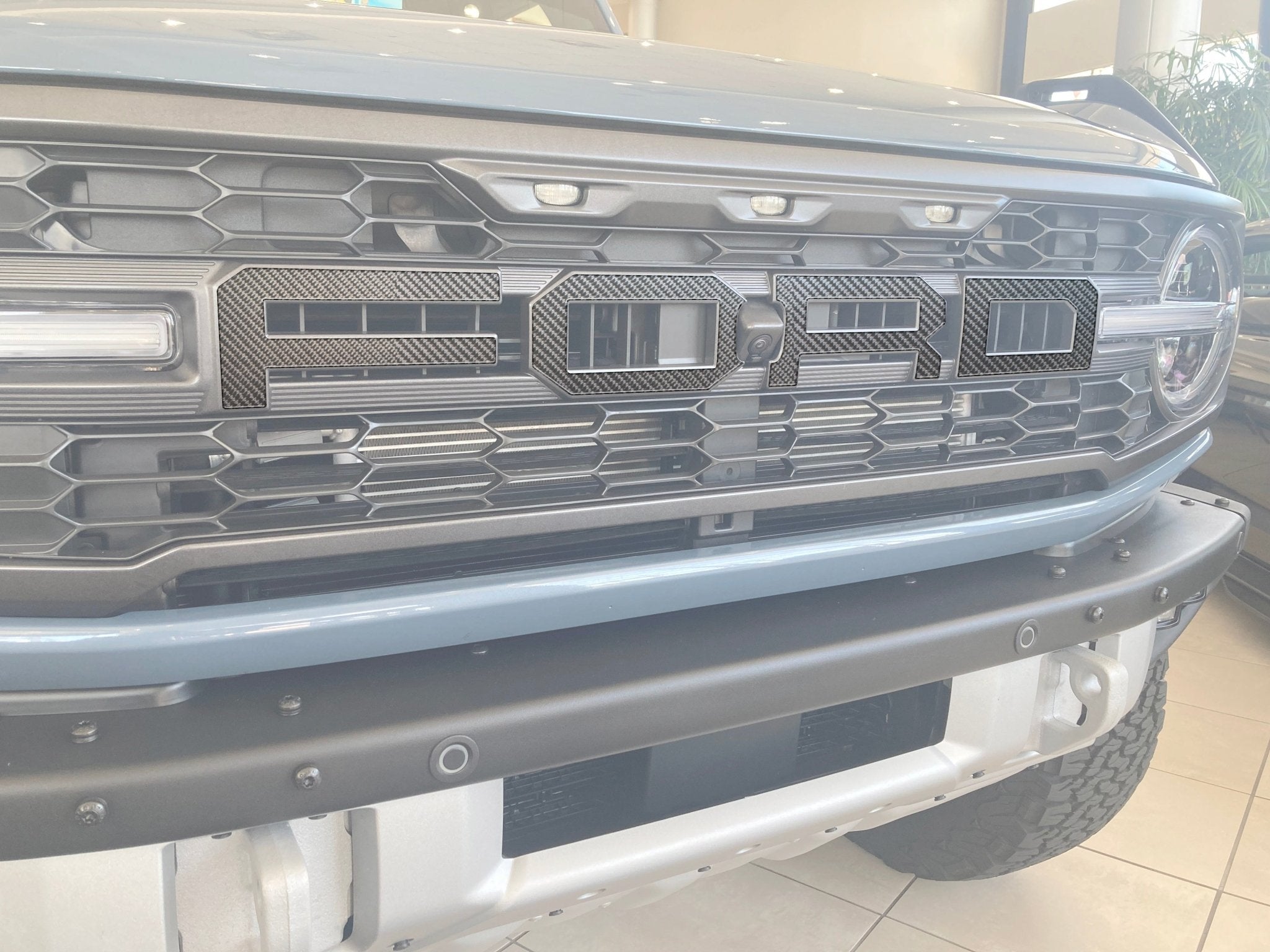Raptor Front Grill Letter Overlays Fits 2022-2026 Ford Bronco - Speedlogix
