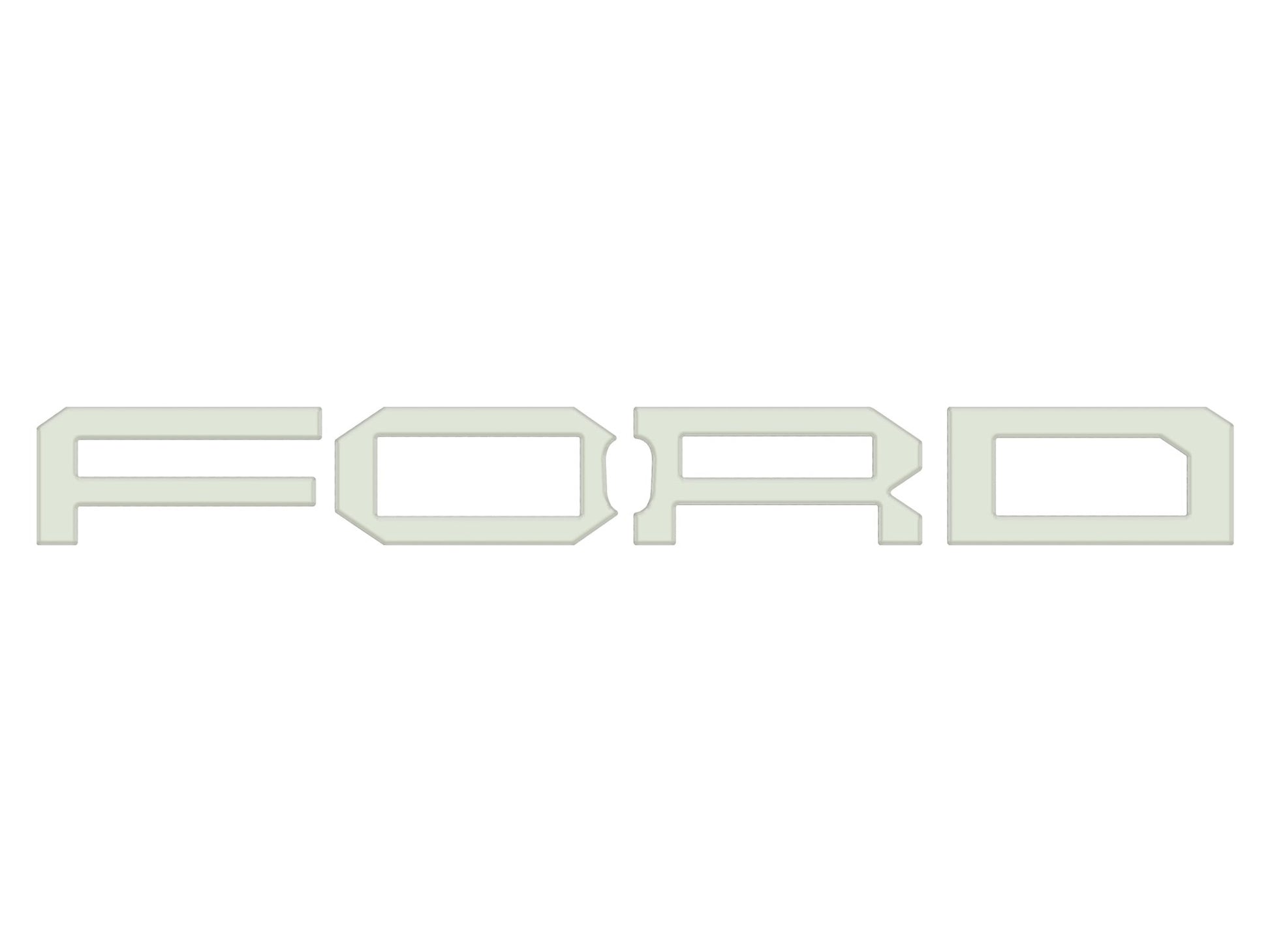 Raptor Front Grill Letter Overlays Fits 2022 - 2026 Ford Bronco - Speedlogix