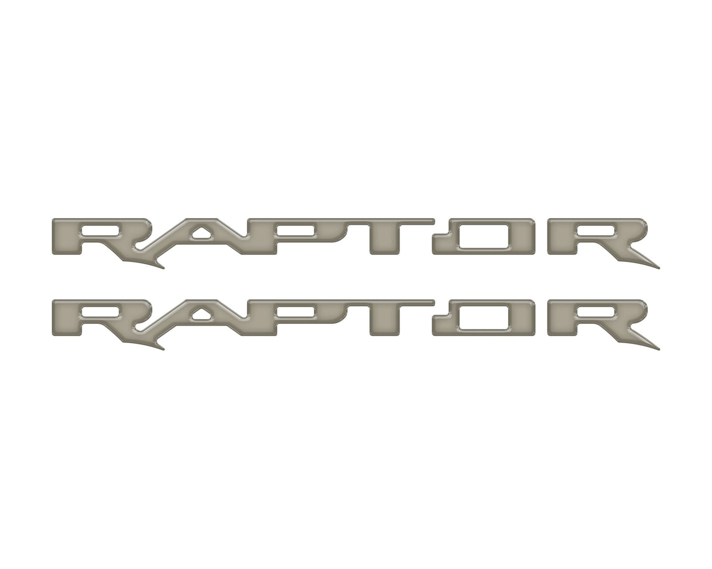 Raptor Running Board Letter Overlays Fits 2022 - 2026 Ford Bronco Raptor - Speedlogix