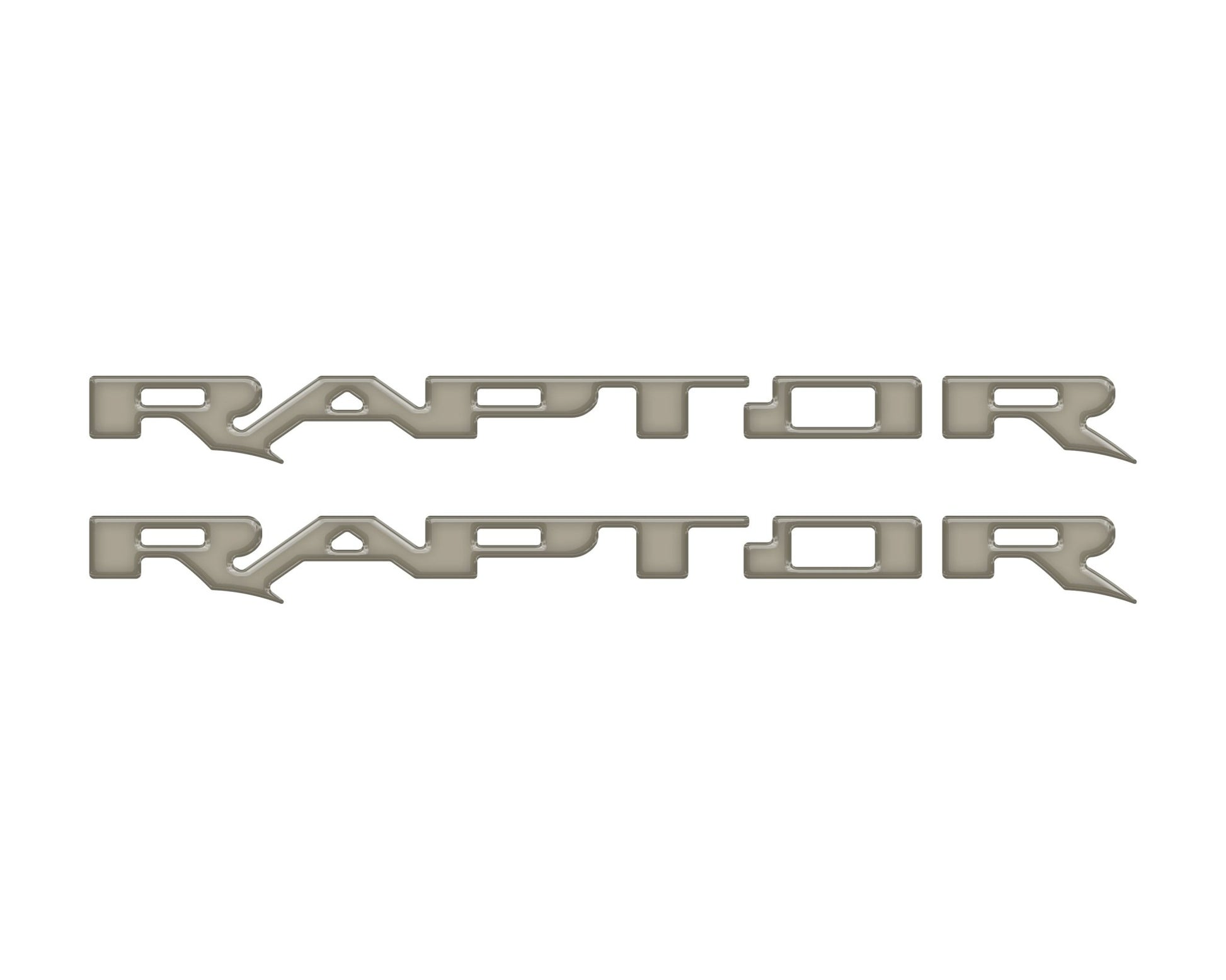 Raptor Running Board Letter Overlays Fits 2022 - 2026 Ford Bronco Raptor - Speedlogix