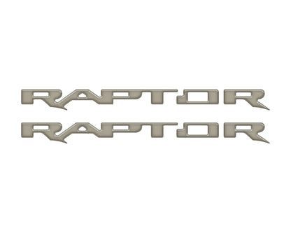 Raptor Running Board Letter Overlays Fits 2022 - 2026 Ford Bronco Raptor - Speedlogix