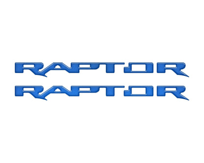 Raptor Running Board Letter Overlays Fits 2022 - 2026 Ford Bronco Raptor - Speedlogix