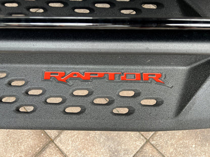 Raptor Running Board Letter Overlays Fits 2022 - 2026 Ford Bronco Raptor - Speedlogix