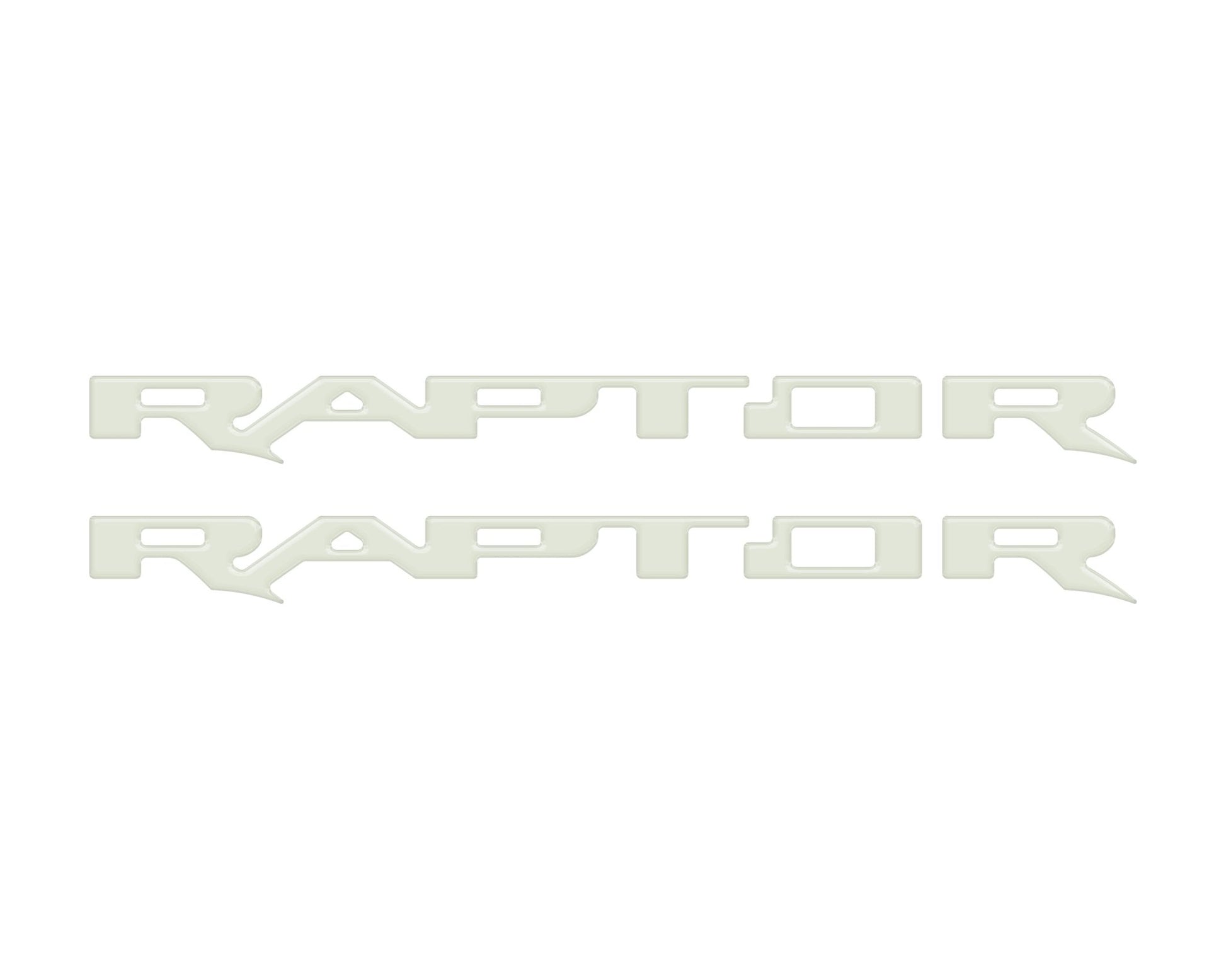 Raptor Running Board Letter Overlays Fits 2022 - 2026 Ford Bronco Raptor - Speedlogix