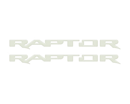 Raptor Running Board Letter Overlays Fits 2022 - 2026 Ford Bronco Raptor - Speedlogix