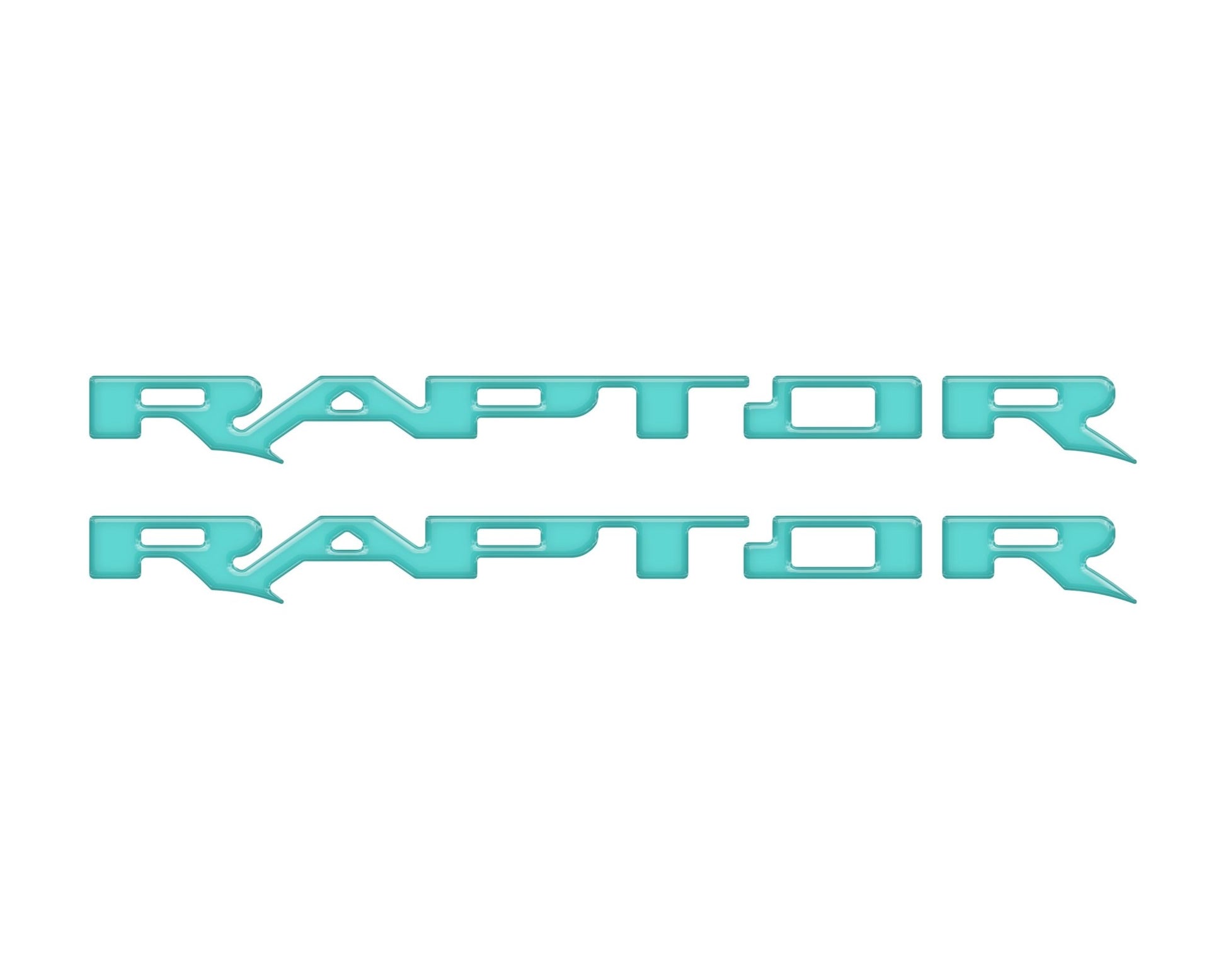 Raptor Running Board Letter Overlays Fits 2022 - 2026 Ford Bronco Raptor - Speedlogix