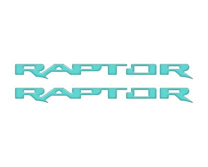 Raptor Running Board Letter Overlays Fits 2022 - 2026 Ford Bronco Raptor - Speedlogix