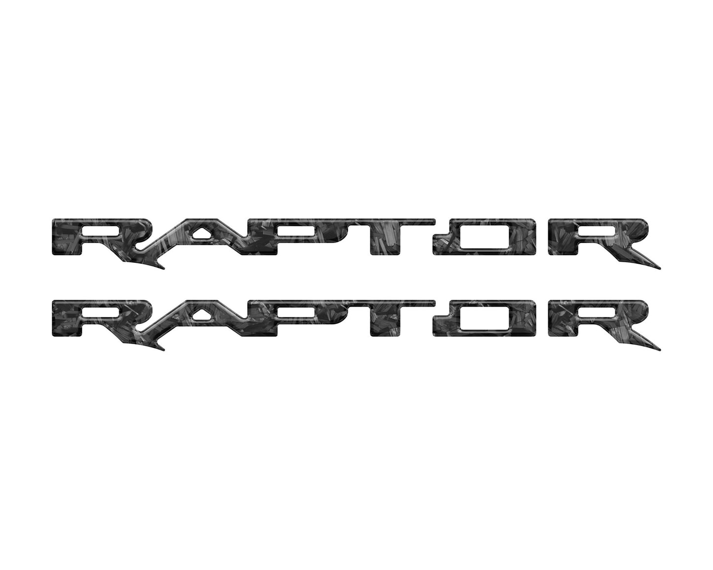 Raptor Running Board Letter Overlays Fits 2022 - 2026 Ford Bronco Raptor - Speedlogix