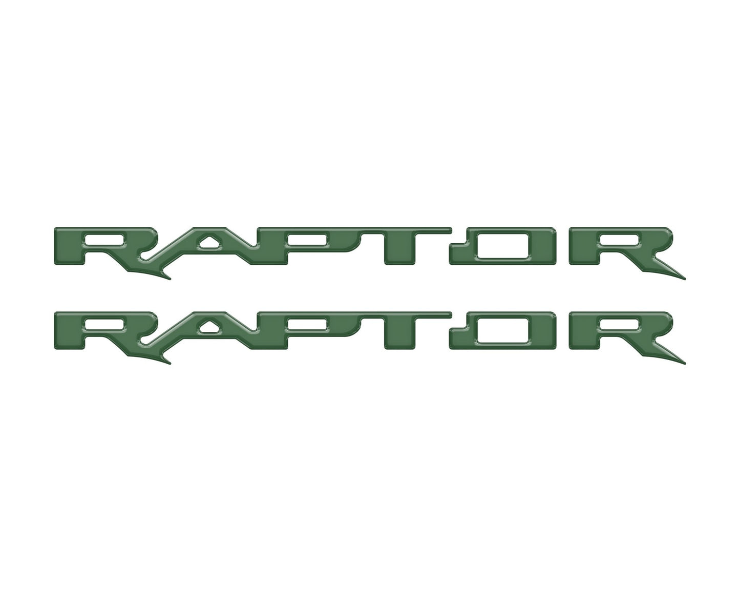 Raptor Running Board Letter Overlays Fits 2022 - 2026 Ford Bronco Raptor - Speedlogix
