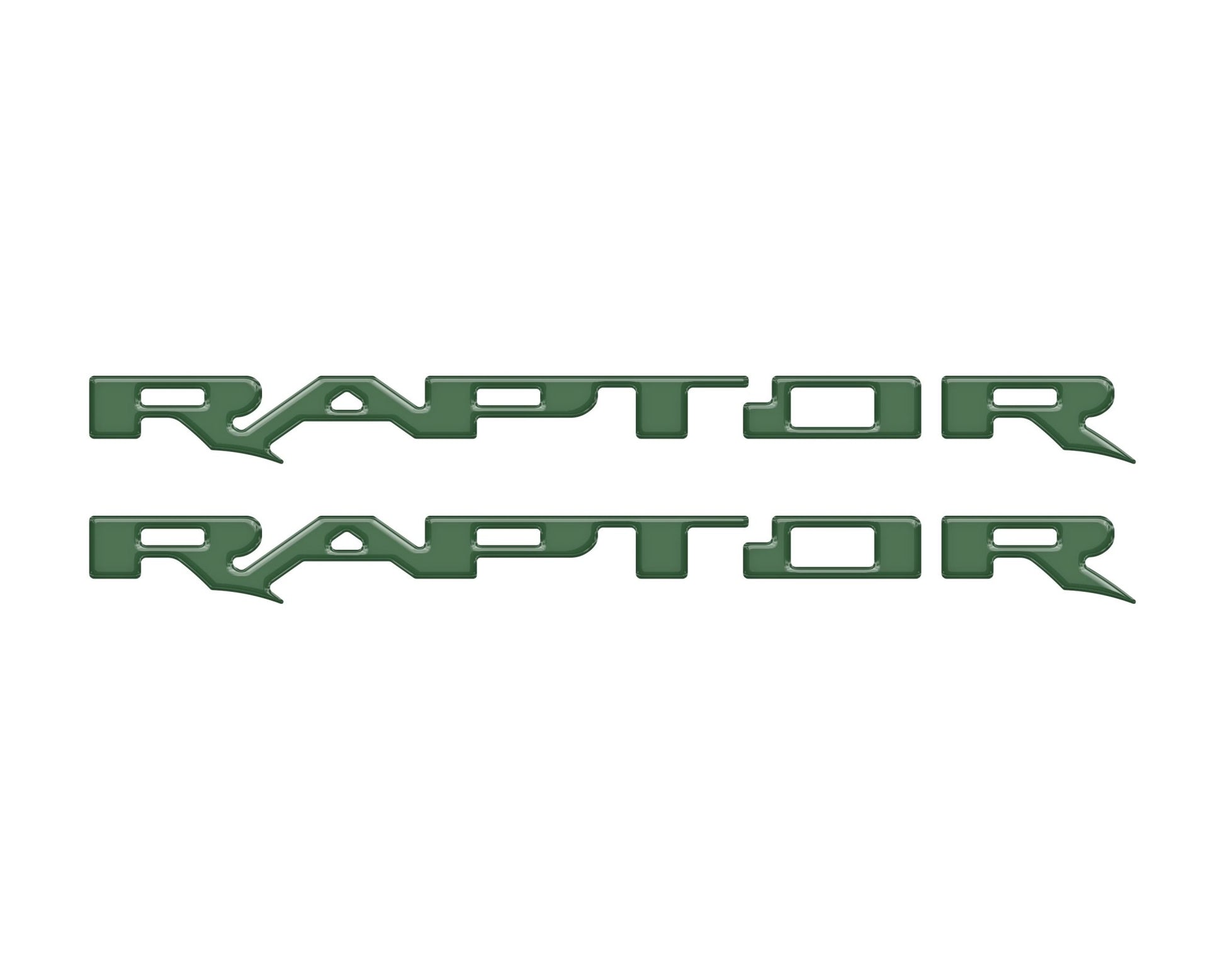 Raptor Running Board Letter Overlays Fits 2022 - 2026 Ford Bronco Raptor - Speedlogix
