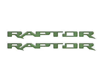 Raptor Running Board Letter Overlays Fits 2022 - 2026 Ford Bronco Raptor - Speedlogix