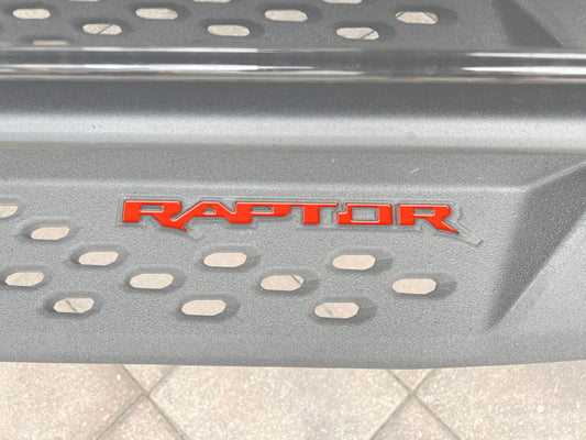 Raptor Running Board Letter Overlays Fits 2022 - 2026 Ford Bronco Raptor - Speedlogix