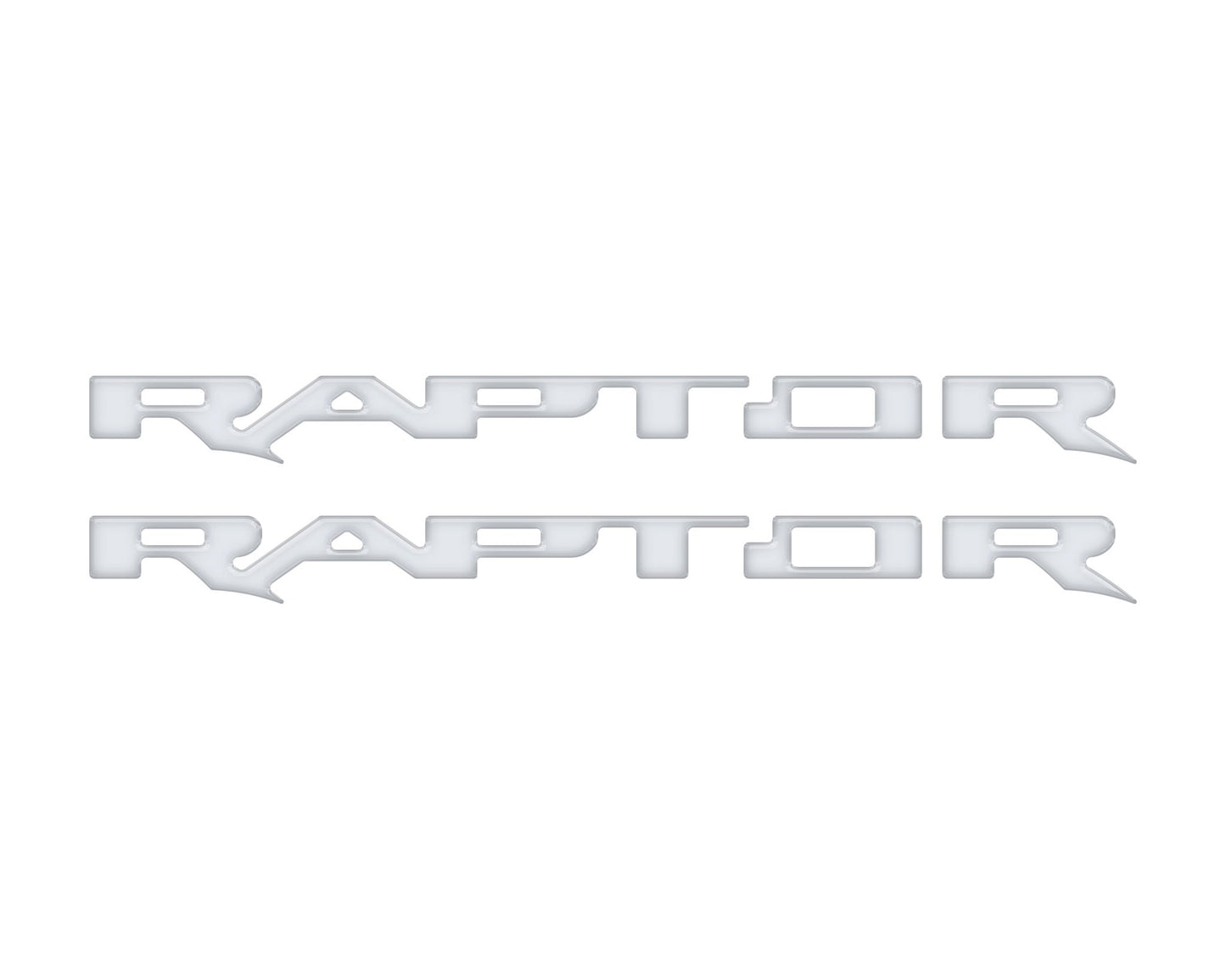 Raptor Running Board Letter Overlays Fits 2022 - 2026 Ford Bronco Raptor - Speedlogix