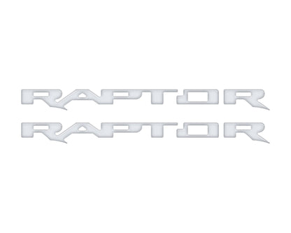 Raptor Running Board Letter Overlays Fits 2022 - 2026 Ford Bronco Raptor - Speedlogix