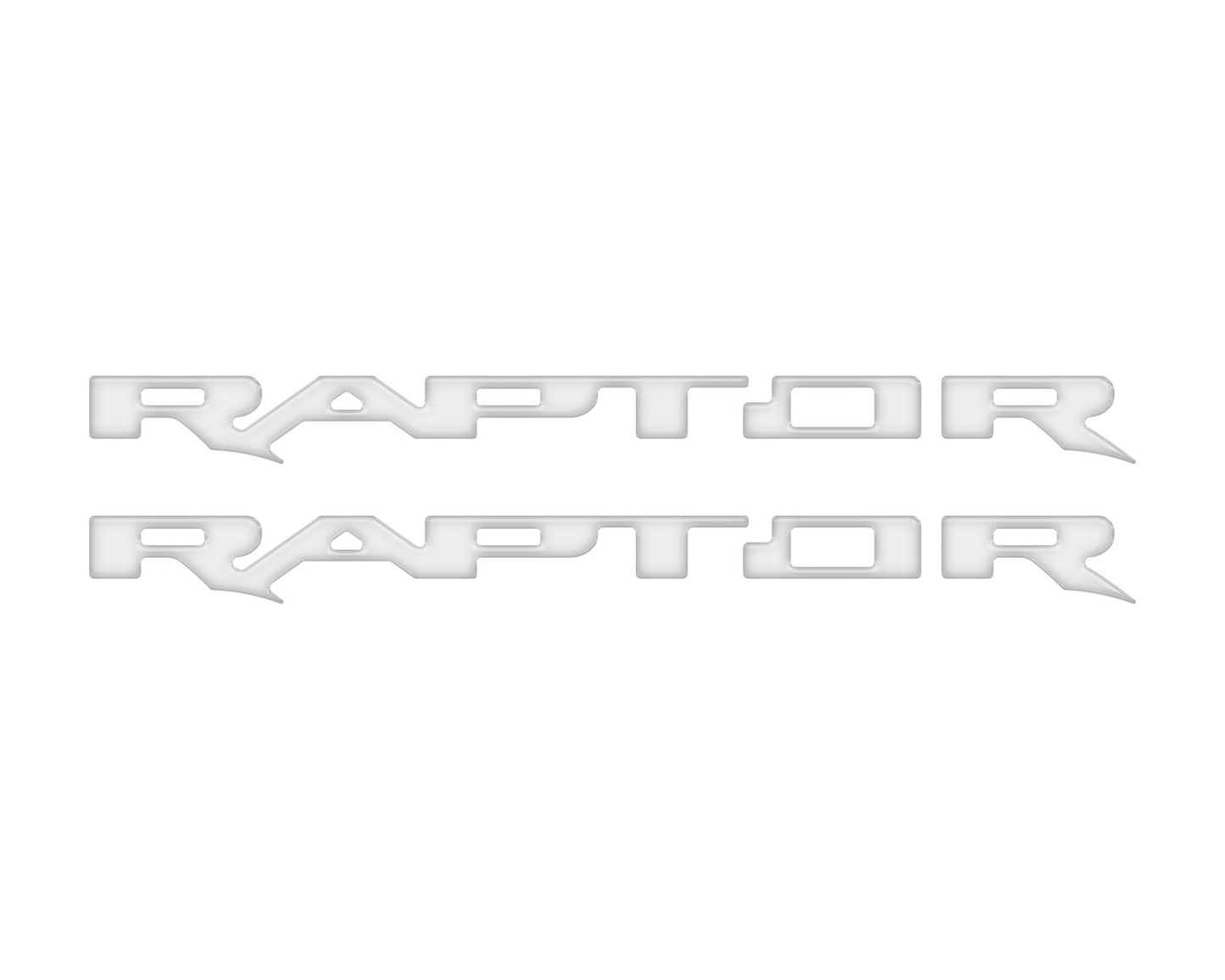 Raptor Running Board Letter Overlays Fits 2022 - 2026 Ford Bronco Raptor - Speedlogix
