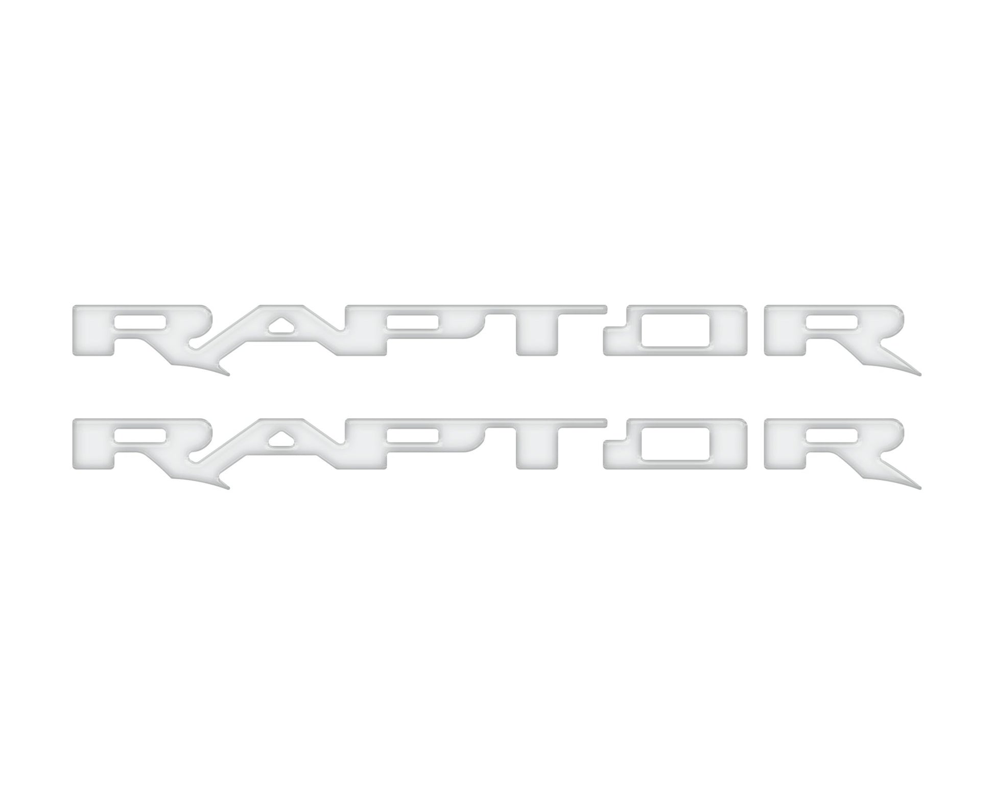 Raptor Running Board Letter Overlays Fits 2022 - 2026 Ford Bronco Raptor - Speedlogix