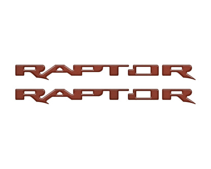 Raptor Running Board Letter Overlays Fits 2022 - 2026 Ford Bronco Raptor - Speedlogix