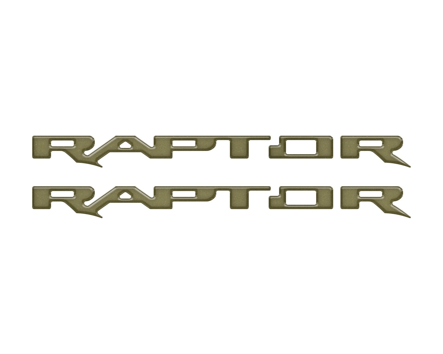 Raptor Running Board Letter Overlays Fits 2022 - 2026 Ford Bronco Raptor - Speedlogix