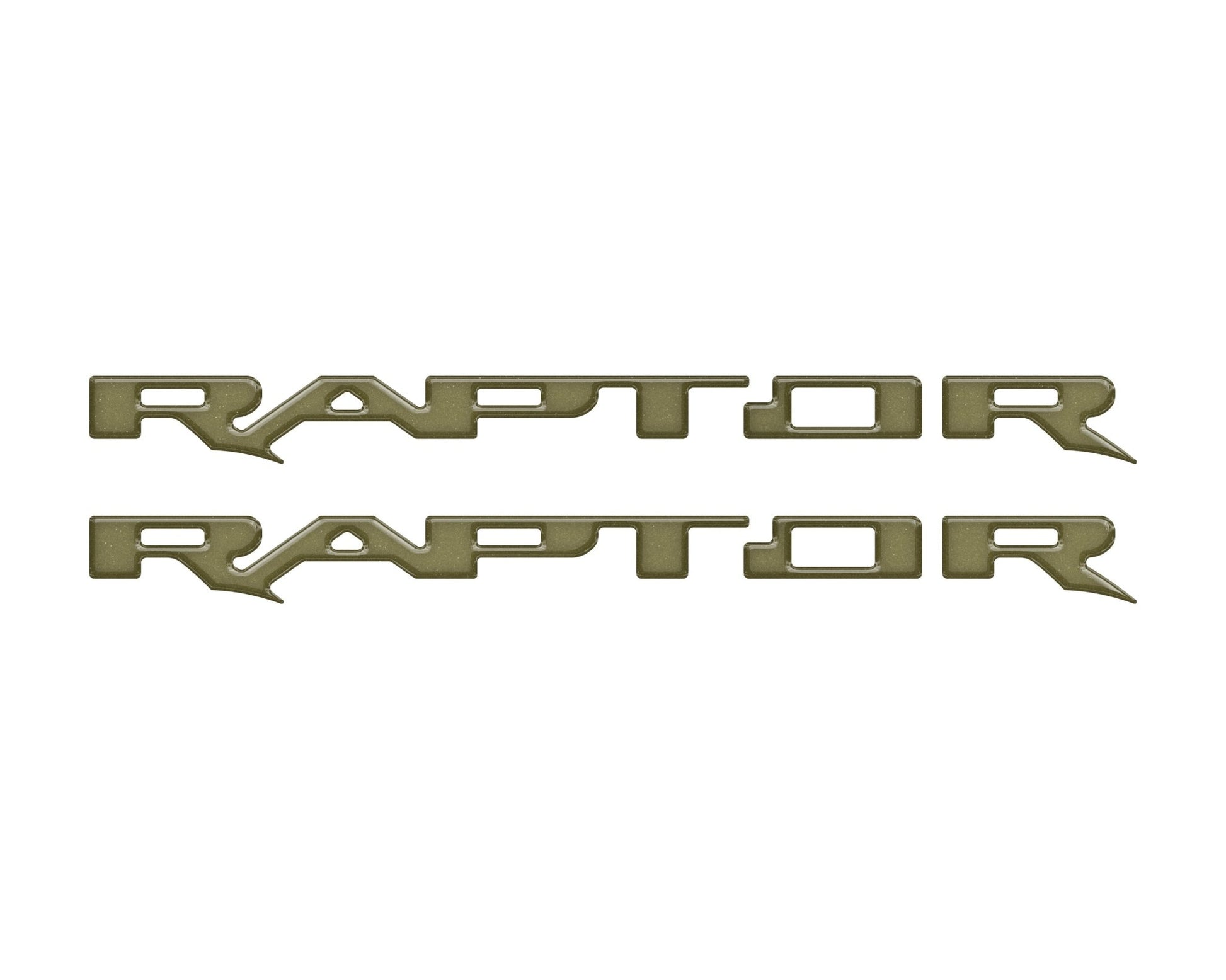 Raptor Running Board Letter Overlays Fits 2022 - 2026 Ford Bronco Raptor - Speedlogix