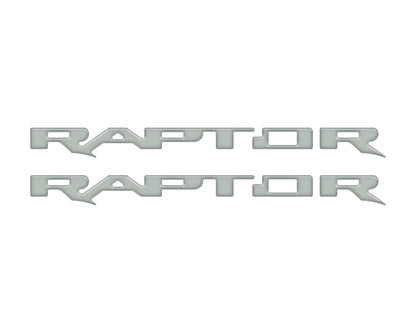 Raptor Running Board Letter Overlays Fits 2022 - 2026 Ford Bronco Raptor - Speedlogix