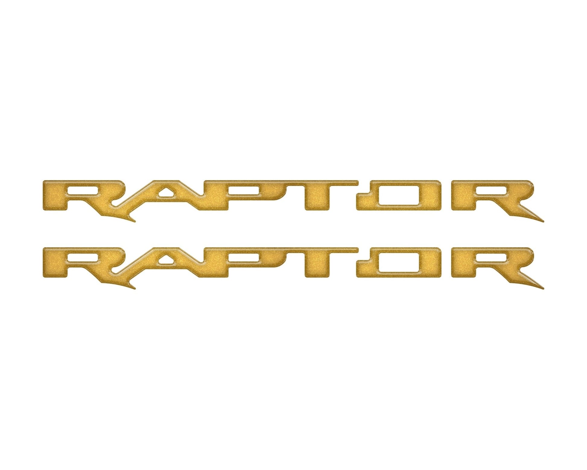 Raptor Running Board Letter Overlays Fits 2022 - 2026 Ford Bronco Raptor - Speedlogix