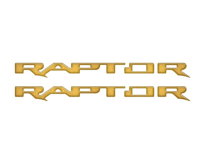 Raptor Running Board Letter Overlays Fits 2022 - 2026 Ford Bronco Raptor - Speedlogix