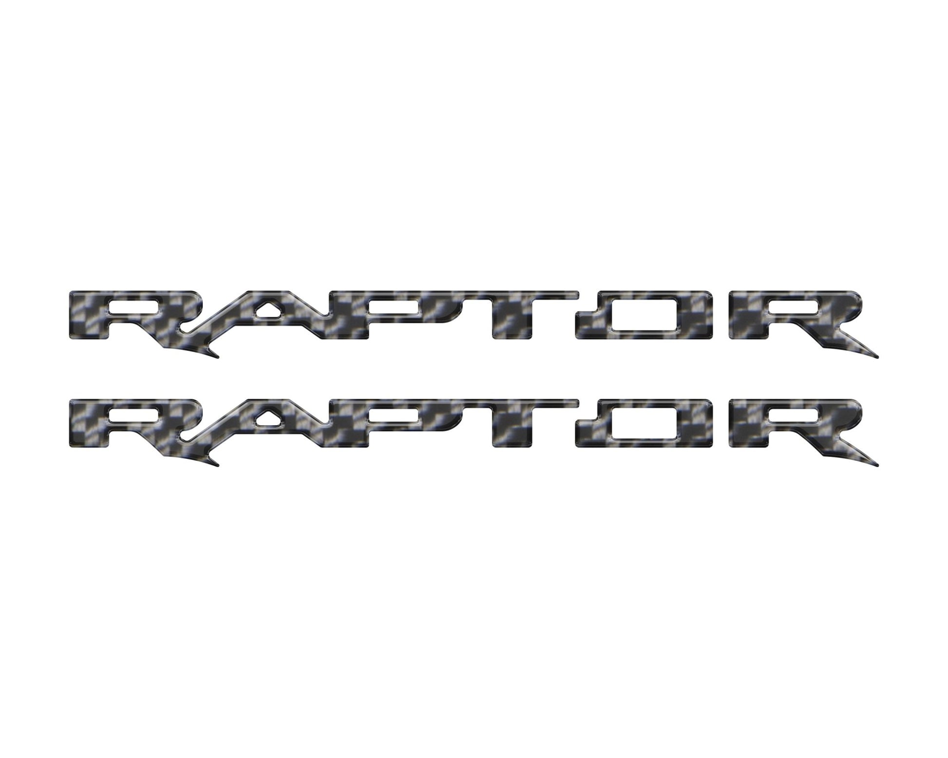 Raptor Running Board Letter Overlays Fits 2022 - 2026 Ford Bronco Raptor - Speedlogix
