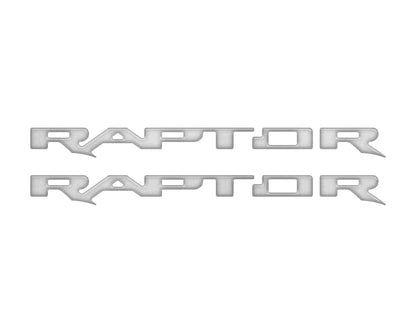 Raptor Running Board Letter Overlays Fits 2022 - 2026 Ford Bronco Raptor - Speedlogix