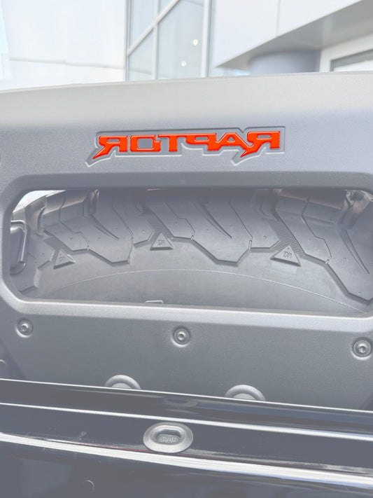 Raptor Third Brake Light Letter Inserts Fits 2022 - 2026 Ford Bronco Raptor - Speedlogix