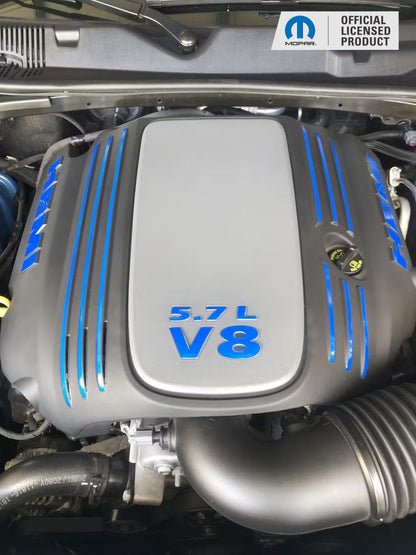5.7L V8 Engine Cover Letter Overlays - Charger